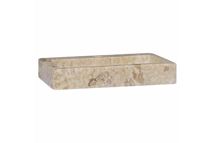 Vidaxl Sink Cream 38x24x6.5 Cm Marble Vidaxl Sink Cream 38x24x6.5 Cm Marble