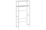 Vidaxl 2-tier Storage Rack Over Washing Machine Grey 69x28x143 Cm Iron Vidaxl 2-tier Storage Rack Over Washing Machine Grey 69x28x143 Cm Iron