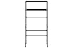Vidaxl 2-tier Storage Rack Over Washing Machine Black 69x28x143 Cm Iron Vidaxl 2-tier Storage Rack Over Washing Machine Black 69x28x143 Cm Iron