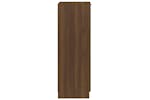Vidaxl Shoe Cabinet Brown Oak 30x35x100 Cm Engineered Wood Vidaxl Shoe Cabinet Brown Oak 30x35x100 Cm Engineered Wood