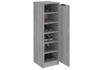 Vidaxl Shoe Cabinet Grey Sonoma 30x35x100 Cm Engineered Wood Vidaxl Shoe Cabinet Grey Sonoma 30x35x100 Cm Engineered Wood