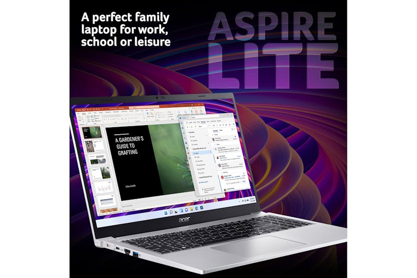 Acer Aspire Lite 15.6" Intel N150 | 4GB | 128GB | Silver Acer Aspire Lite 15.6" Intel N150 | 4GB | 128GB | Silver