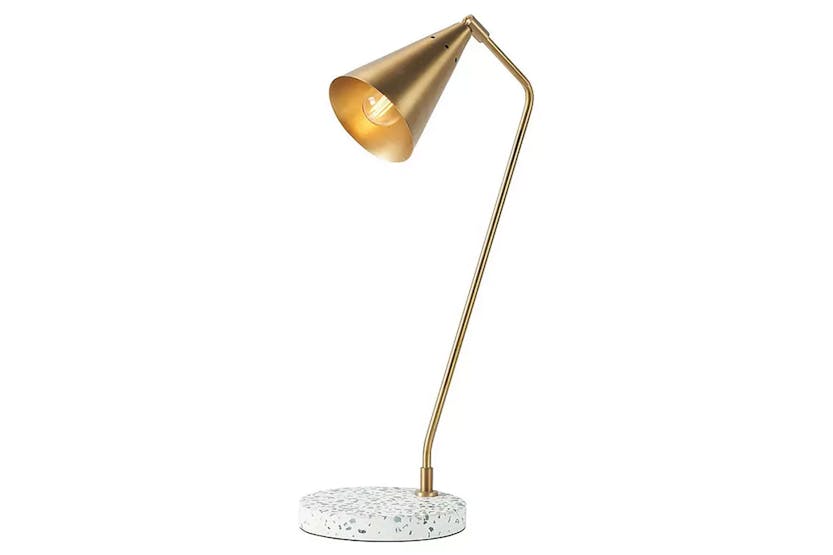 Pavonazzo Desk Lamp | Golden Pavonazzo Desk Lamp | Golden