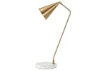 Pavonazzo Desk Lamp | Golden Pavonazzo Desk Lamp | Golden
