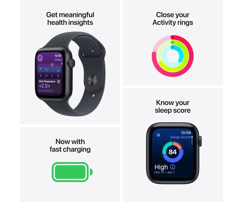 Apple Watch SE 3 | GPS | 40mm | Midnight Aluminium | Midnight Sport Band | M/L Apple Watch SE 3 | GPS | 40mm | Midnight Aluminium | Midnight Sport Band | M/L