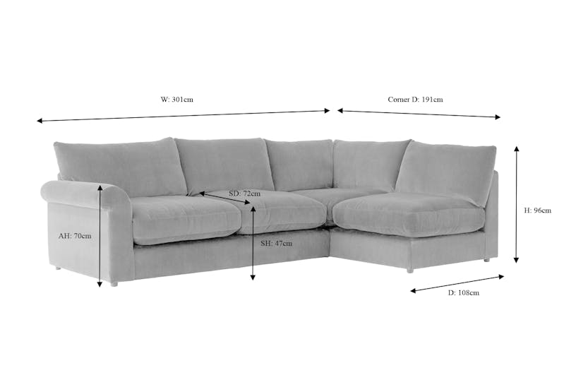 Corah Corner Sofa | Green Corah Corner Sofa | Green