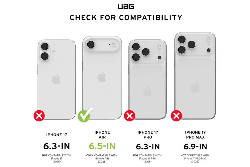 UAG Plyo iPhone Air Case | Ice/White UAG Plyo iPhone Air Case | Ice/White