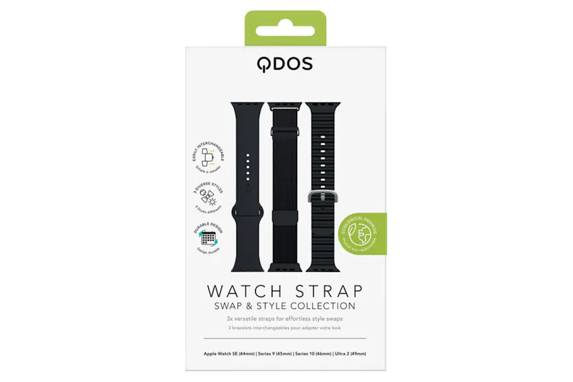 QDOS Apple Watch Strap Bundle | Black QDOS Apple Watch Strap Bundle | Black