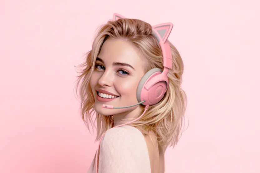 Razer Kraken Kitty V3 X Over-Ear Wired Gaming Headset | Quartz Razer Kraken Kitty V3 X Over-Ear Wired Gaming Headset | Quartz