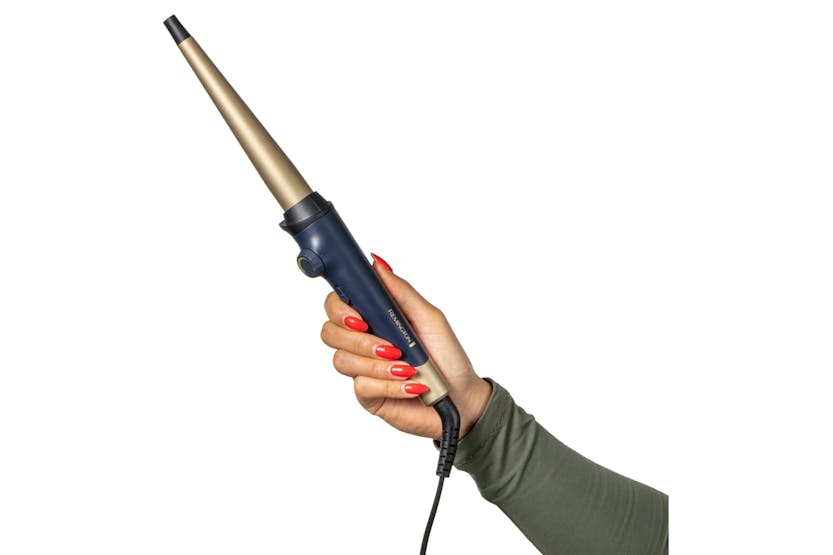 Remington Sapphire Luxe Curling Wand | CI5805 | Deep Blue/Champagne Gold Remington Sapphire Luxe Curling Wand | CI5805 | Deep Blue/Champagne Gold