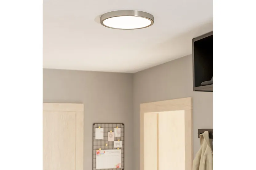 Eglo | Fueva Surface Mounted Circular Ceiling Light | Chrome Eglo | Fueva Surface Mounted Circular Ceiling Light | Chrome