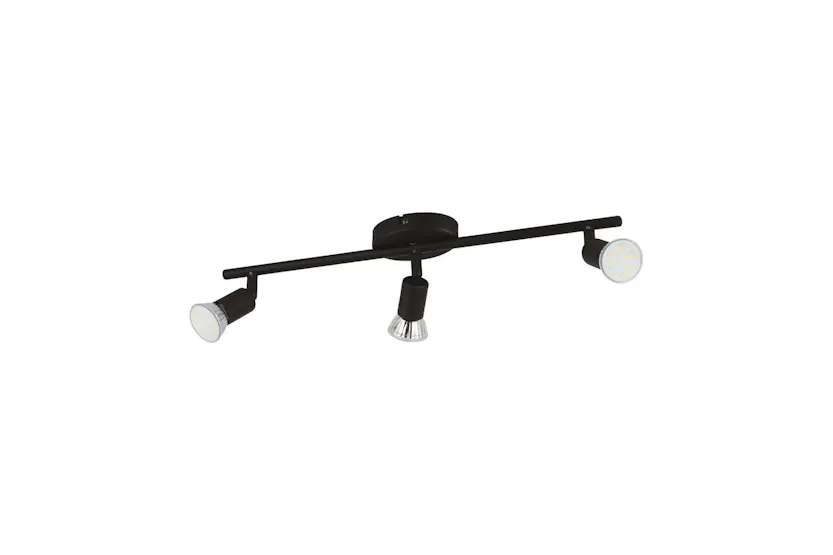 Eglo | Buzz Steel 3-light LED Spotlight | Black Eglo | Buzz Steel 3-light LED Spotlight | Black