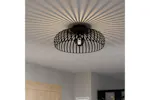 Eglo | Mogano 3 Caged Style Ceiling Light | 43 cm | Black Eglo | Mogano 3 Caged Style Ceiling Light | 43 cm | Black