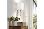 Eglo | Pasteri Wall Light | Nickel/White Eglo | Pasteri Wall Light | Nickel/White