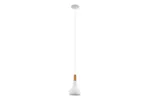 Eglo | Sabinar Metal and Wood Pendant Light | 18 cm | White Eglo | Sabinar Metal and Wood Pendant Light | 18 cm | White