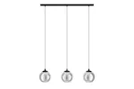 Eglo | Ariscani Smoked Black Glass 3-light Pendant Light | Black Eglo | Ariscani Smoked Black Glass 3-light Pendant Light | Black