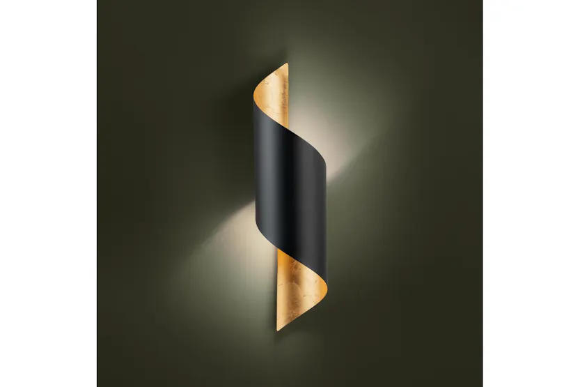 Eglo | Jabaloyas Steel Modern Wall Light | Black/Gold Eglo | Jabaloyas Steel Modern Wall Light | Black/Gold