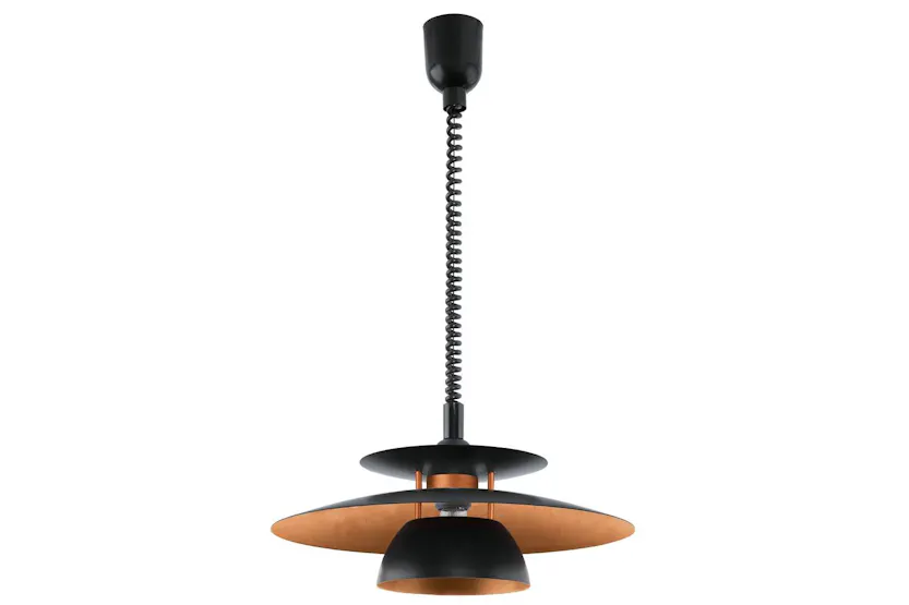 Eglo | Brenda Steel Pendant Light | Black/Copper Eglo | Brenda Steel Pendant Light | Black/Copper