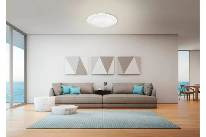 Eglo | Frania-S Circular LED Ceiling Light | 33cm | White Eglo | Frania-S Circular LED Ceiling Light | 33cm | White