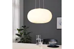 Eglo | Optica Steel and Glass Pendant Light | White Eglo | Optica Steel and Glass Pendant Light | White