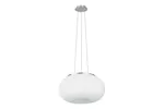 Eglo | Optica Steel and Glass Pendant Light | White Eglo | Optica Steel and Glass Pendant Light | White