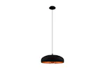 Eglo | Mogano 1 Vintage Pendant Light | Black/Copper Eglo | Mogano 1 Vintage Pendant Light | Black/Copper
