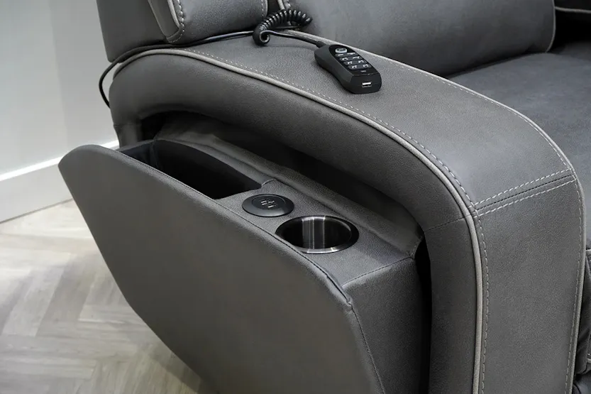 Shobi 2 Seater Sofa | Power Recliner | Console | Heated & Massage Seat | Fabric Shobi 2 Seater Sofa | Power Recliner | Console | Heated & Massage Seat | Fabric