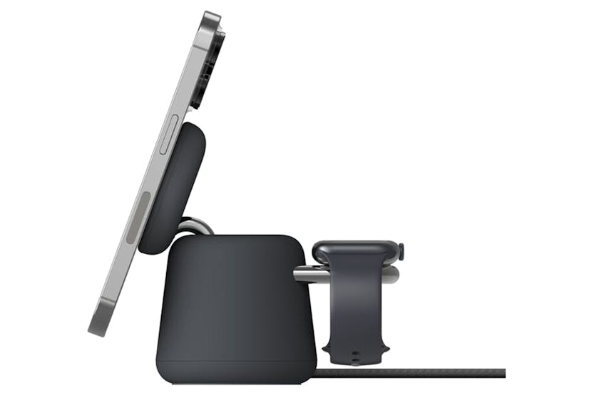 Belkin BoostCharge Pro 15W 2-in-1 Wireless Charging Dock with Qi2 | Charcoal Belkin BoostCharge Pro 15W 2-in-1 Wireless Charging Dock with Qi2 | Charcoal