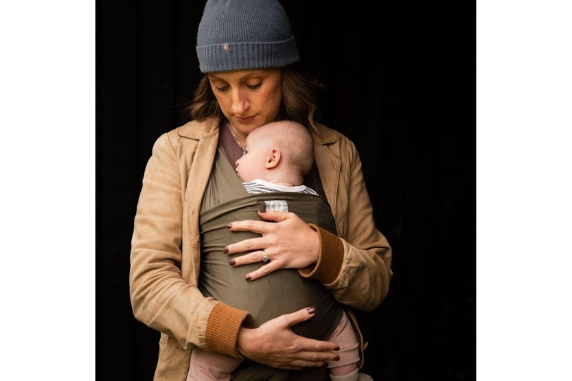 Stretchy Baby Wrap Organic Cotton Forest Green Stretchy Baby Wrap Organic Cotton Forest Green