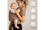 Stretchy Baby Wrap Organic Cotton Nutmeg Stretchy Baby Wrap Organic Cotton Nutmeg