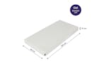 Clevamama Waterproof Support Mattress 60 X 120 X 10 Cm - Cot Size Clevamama Waterproof Support Mattress 60 X 120 X 10 Cm - Cot Size