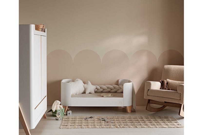 Maia Muslin Fitted Cotsheets 60120 2pk - Blush Maia Muslin Fitted Cotsheets 60120 2pk - Blush