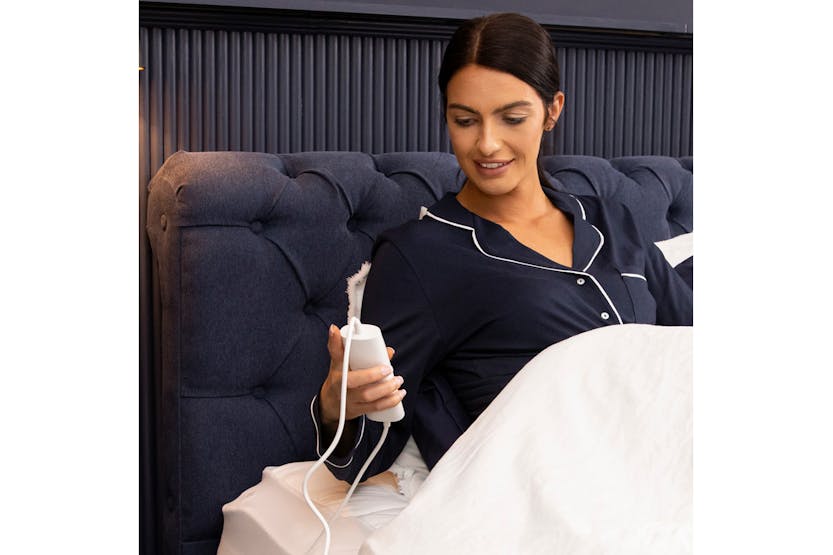 Dreamland Snowed In Organic Cotton Warming Mattress Protector | 16888 Dreamland Snowed In Organic Cotton Warming Mattress Protector | 16888