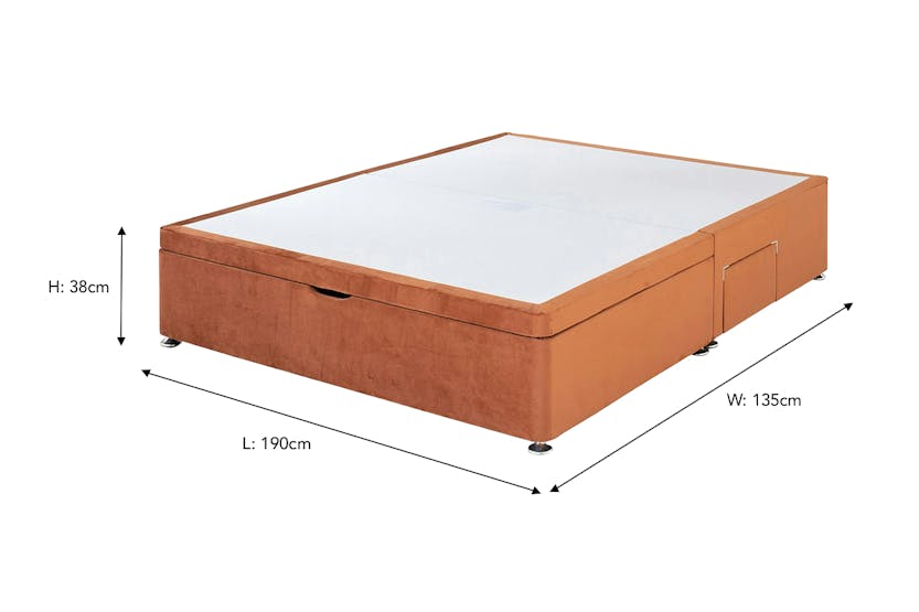 Silentnight | Continental Half Ottoman Base | Double | 4ft6 | Colour Options Silentnight | Continental Half Ottoman Base | Double | 4ft6 | Colour Options