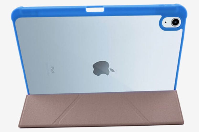 Pomologic iPad Air 11 BookFold Clear + Pencil Holder (A16) | Blue Pomologic iPad Air 11 BookFold Clear + Pencil Holder (A16) | Blue