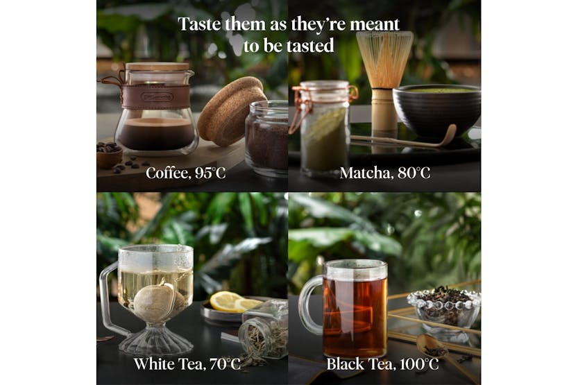 DeLonghi 1.7L Eclettica Special Tea Kettle | KBY3011.W | Whimsical White DeLonghi 1.7L Eclettica Special Tea Kettle | KBY3011.W | Whimsical White