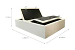 Motion Bed Ottoman N700 | Double | 4ft6 | Beige Motion Bed Ottoman N700 | Double | 4ft6 | Beige