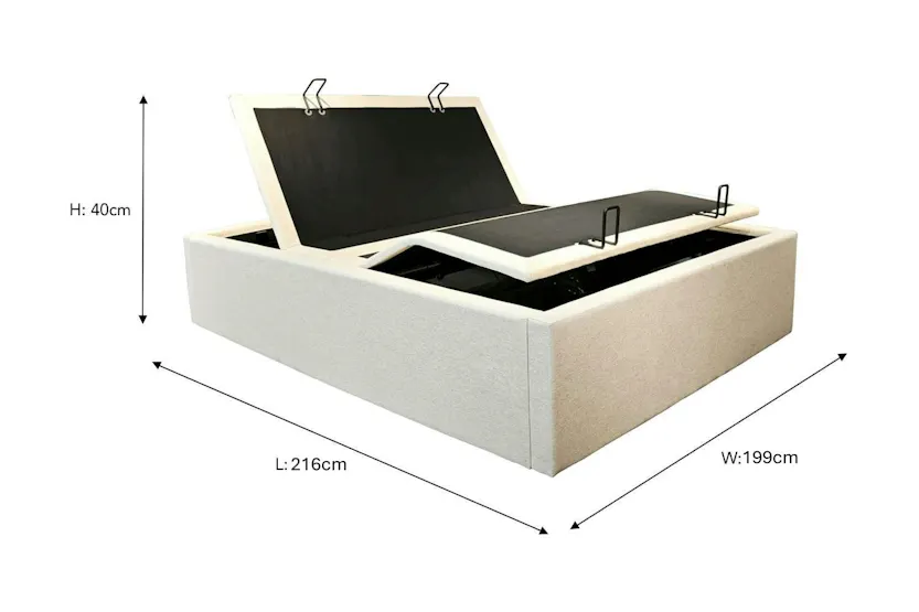 Motion Bed Ottoman N700 | Super King | 6ft | Beige Motion Bed Ottoman N700 | Super King | 6ft | Beige