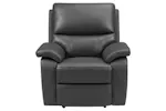 Cannes Armchair | Power Recliner | Leather | Charcoal Cannes Armchair | Power Recliner | Leather | Charcoal