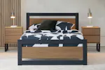 Alexis Bed Frame | Double | 4ft6 | Ash/Charcoal Alexis Bed Frame | Double | 4ft6 | Ash/Charcoal