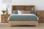 Coolmore Storage Headboard Bed Frame | Super King | 6ft | Natural Coolmore Storage Headboard Bed Frame | Super King | 6ft | Natural