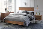 Hamilton Bed Frame | King | 5ft | Aged Oak Veneer Hamilton Bed Frame | King | 5ft | Aged Oak Veneer
