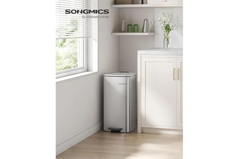 Songmics Trash Can | Rubbish Bin | 34 X 28.5 X 54.4 Cm Songmics Trash Can | Rubbish Bin | 34 X 28.5 X 54.4 Cm