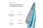 Braun TexStyle 5 2600W Steam Iron | SI5008BL | Blue Braun TexStyle 5 2600W Steam Iron | SI5008BL | Blue