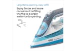 Braun TexStyle 5 2600W Steam Iron | SI5008BL | Blue Braun TexStyle 5 2600W Steam Iron | SI5008BL | Blue