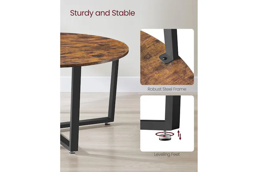 Coffee Table | Coffee Table | Particleboard And Steel | 88 X 47 Cm Coffee Table | Coffee Table | Particleboard And Steel | 88 X 47 Cm