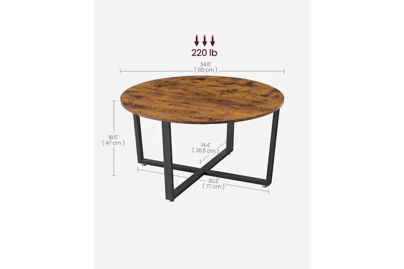 Coffee Table | Coffee Table | Particleboard And Steel | 88 X 47 Cm Coffee Table | Coffee Table | Particleboard And Steel | 88 X 47 Cm
