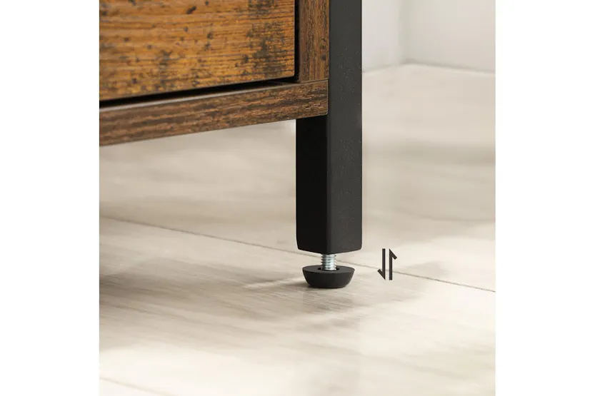 Vasagle End Table | Side Table | Particleboard And Steel | 45 X 45 X 60 Cm Vasagle End Table | Side Table | Particleboard And Steel | 45 X 45 X 60 Cm