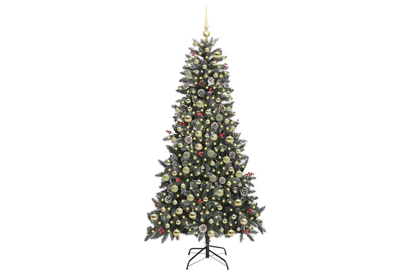 Vidaxl Artificial Christmas Tree With Stand Green 114 X 114 X 210 Cm Vidaxl Artificial Christmas Tree With Stand Green 114 X 114 X 210 Cm