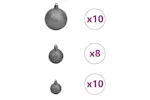Vidaxl Artificial Christmas Tree Green 1295 X 1295 X 240 Cm Vidaxl Artificial Christmas Tree Green 1295 X 1295 X 240 Cm